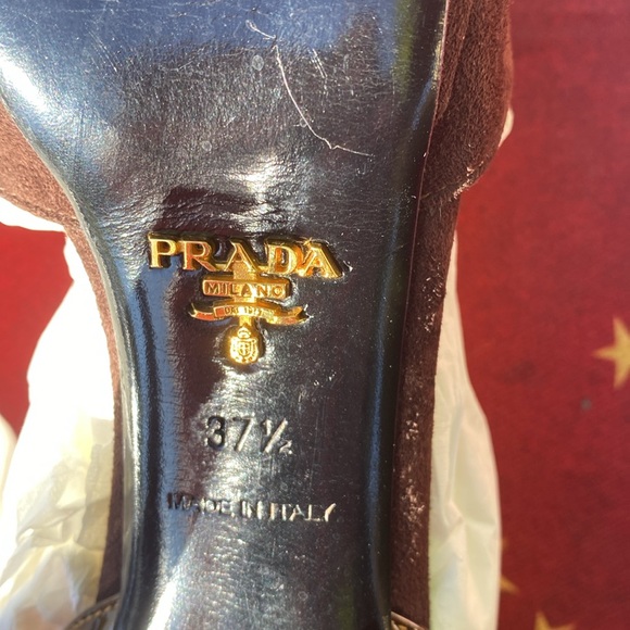 Prada structural Deco heels, Strap Sandals, Vintage - Picture 10 of 16